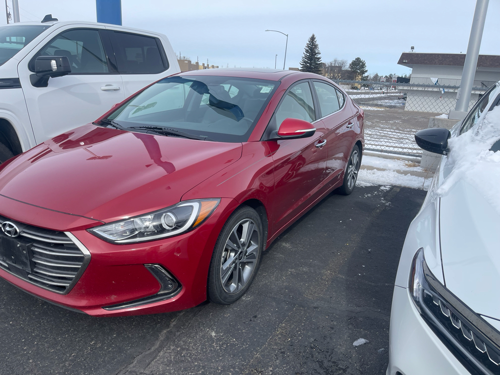 Used 2017 Hyundai Elantra Limited with VIN KMHD84LF9HU135091 for sale in Cheyenne, WY