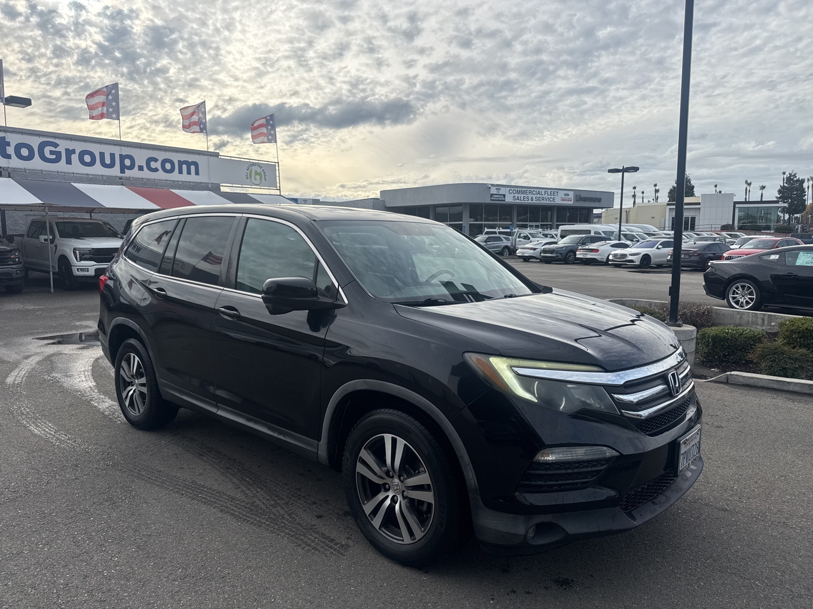 Used 2016 Honda Pilot EX-L with VIN 5FNYF6H53GB037933 for sale in Livermore, CA