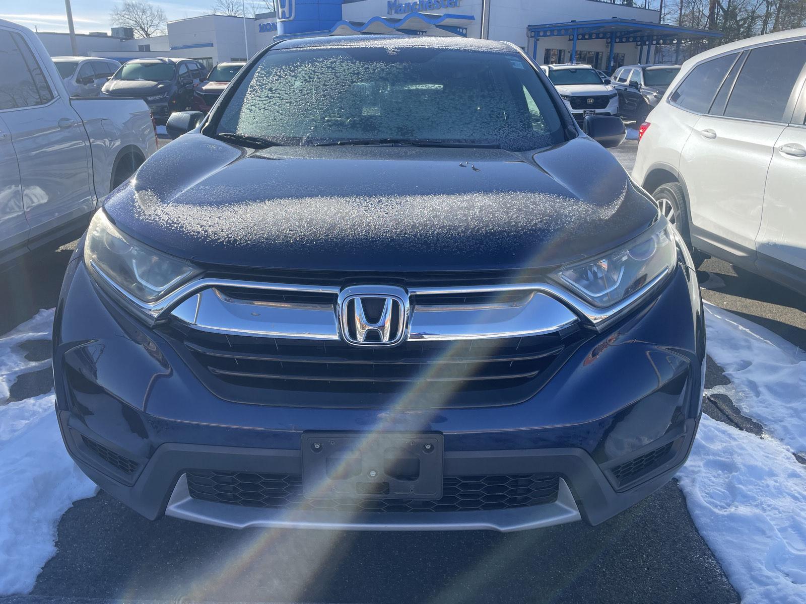 Used 2018 Honda CR-V LX with VIN 2HKRW6H34JH213481 for sale in Manchester, CT
