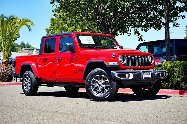 New 2025 Firecracker Red Clear-Coat Exterior Paint Jeep Sport S image 2