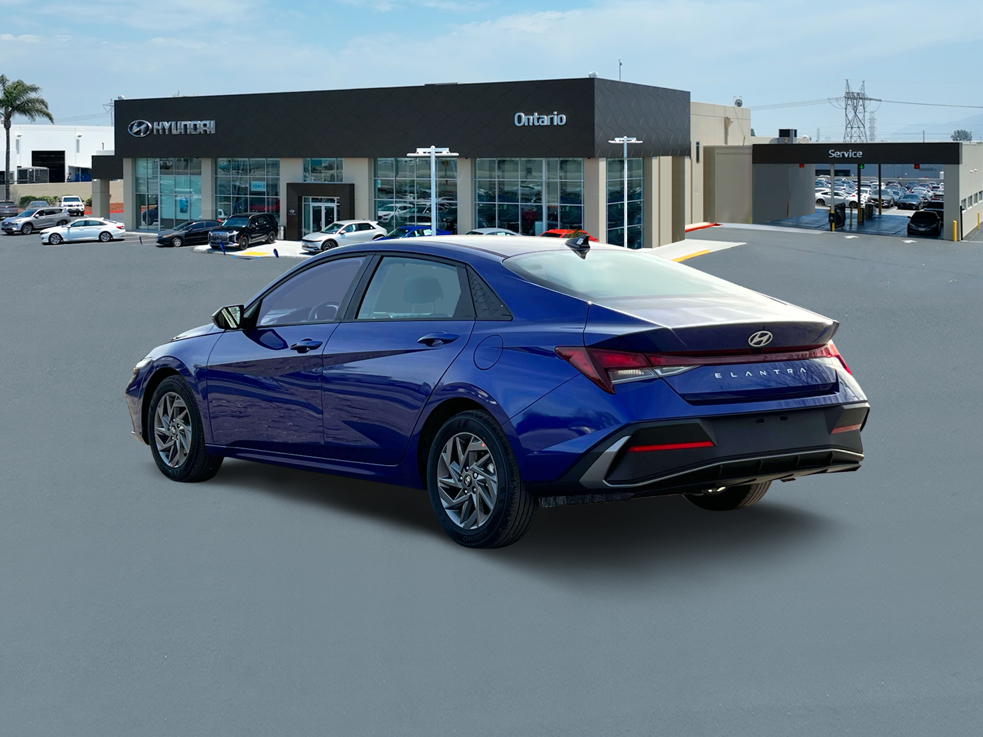 New 2024 Intense Blue Hyundai SEL image 5