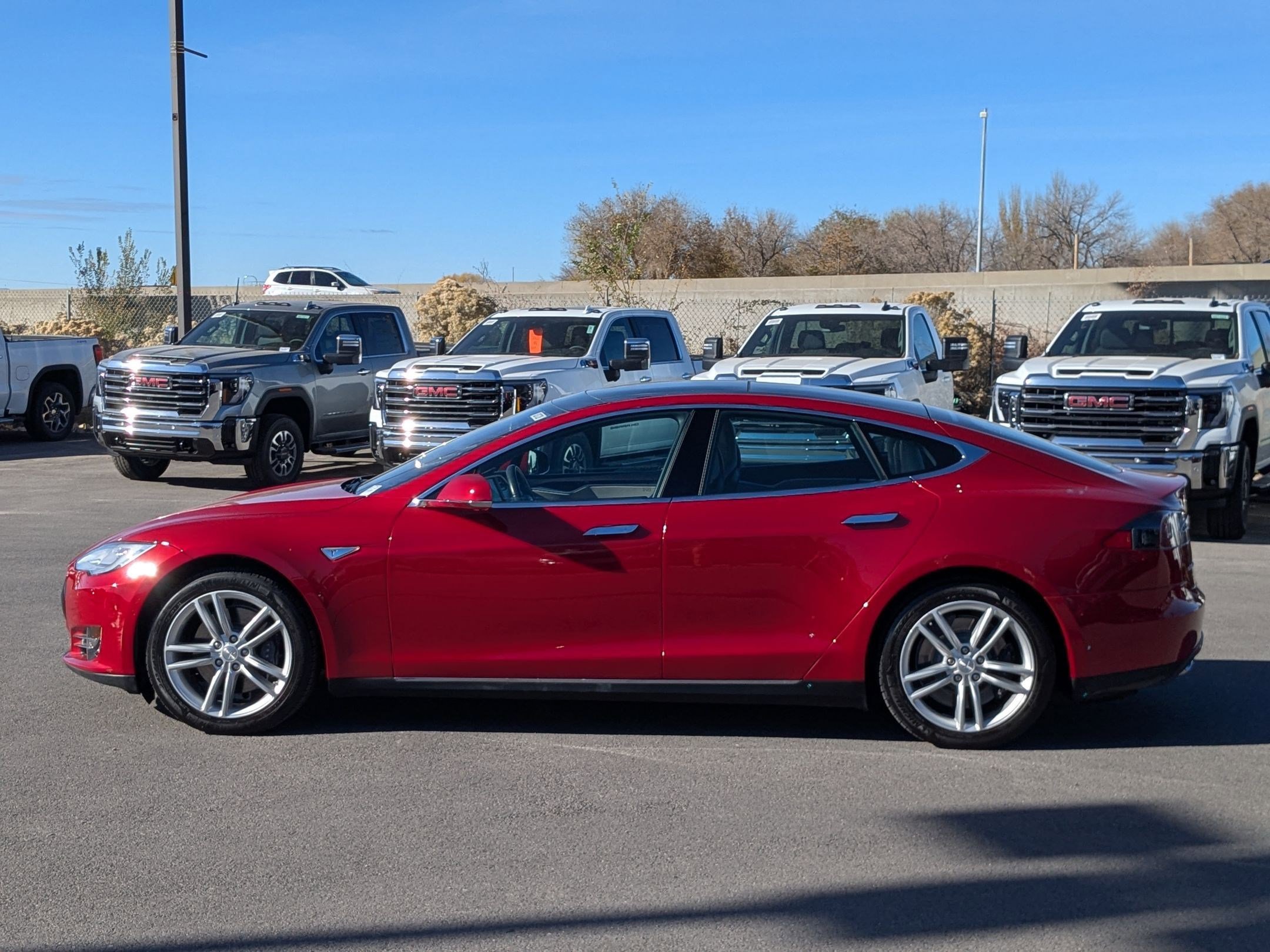 Used 2015 Tesla Model S 85 with VIN 5YJSA1E1XFF111243 for sale in North Salt Lake, UT