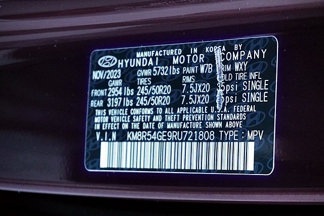 Used 2024 Red Hyundai Limited image 38