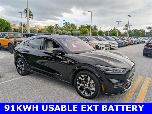 Used 2022 Ford Mustang Mach-E Premium AWD with VIN 3FMTK3SUXNMA01875 for sale in Delray Beach, FL