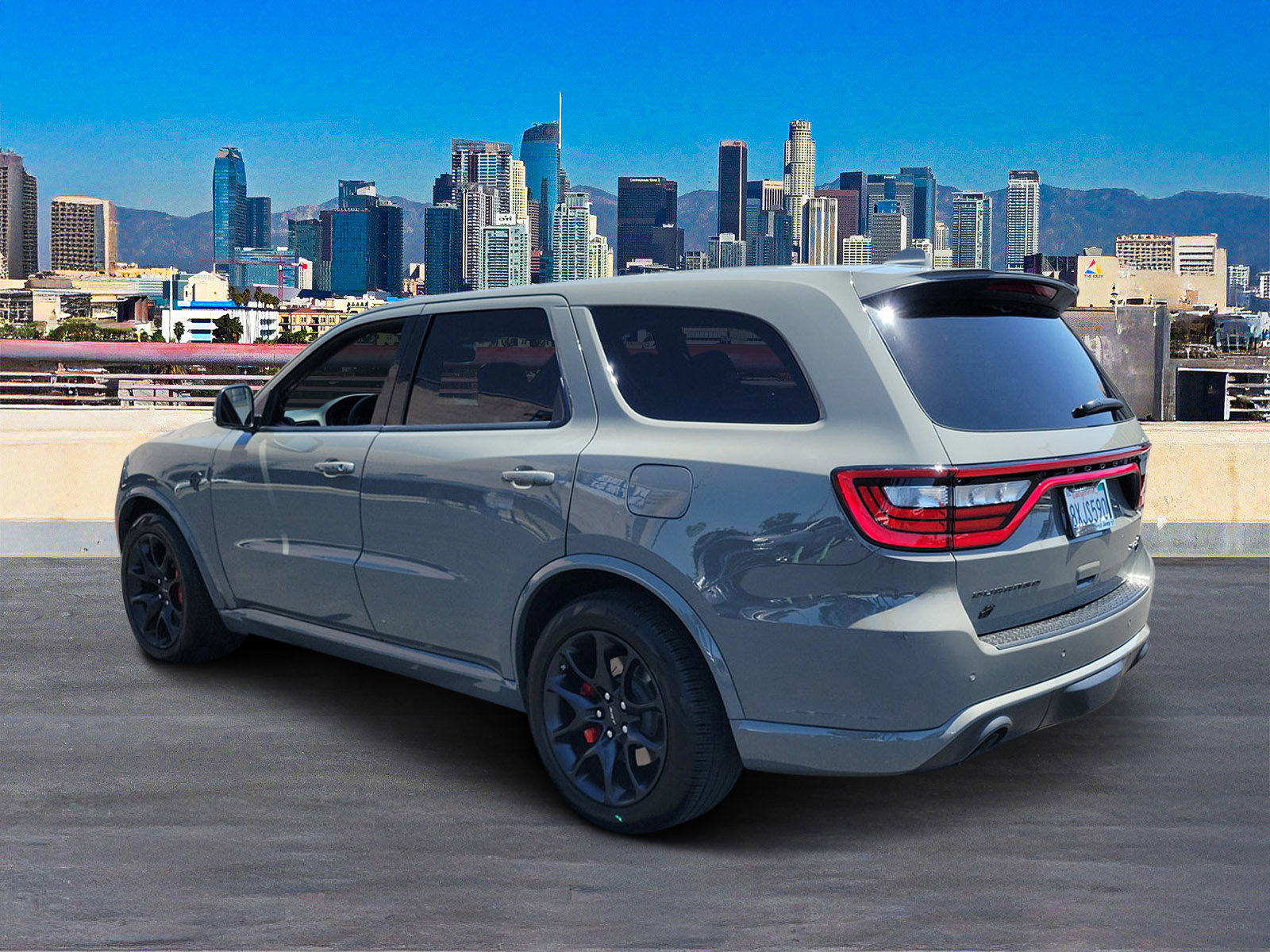 Used 2021 Destroyer Gray Clearcoat Dodge SRT Hellcat image 3
