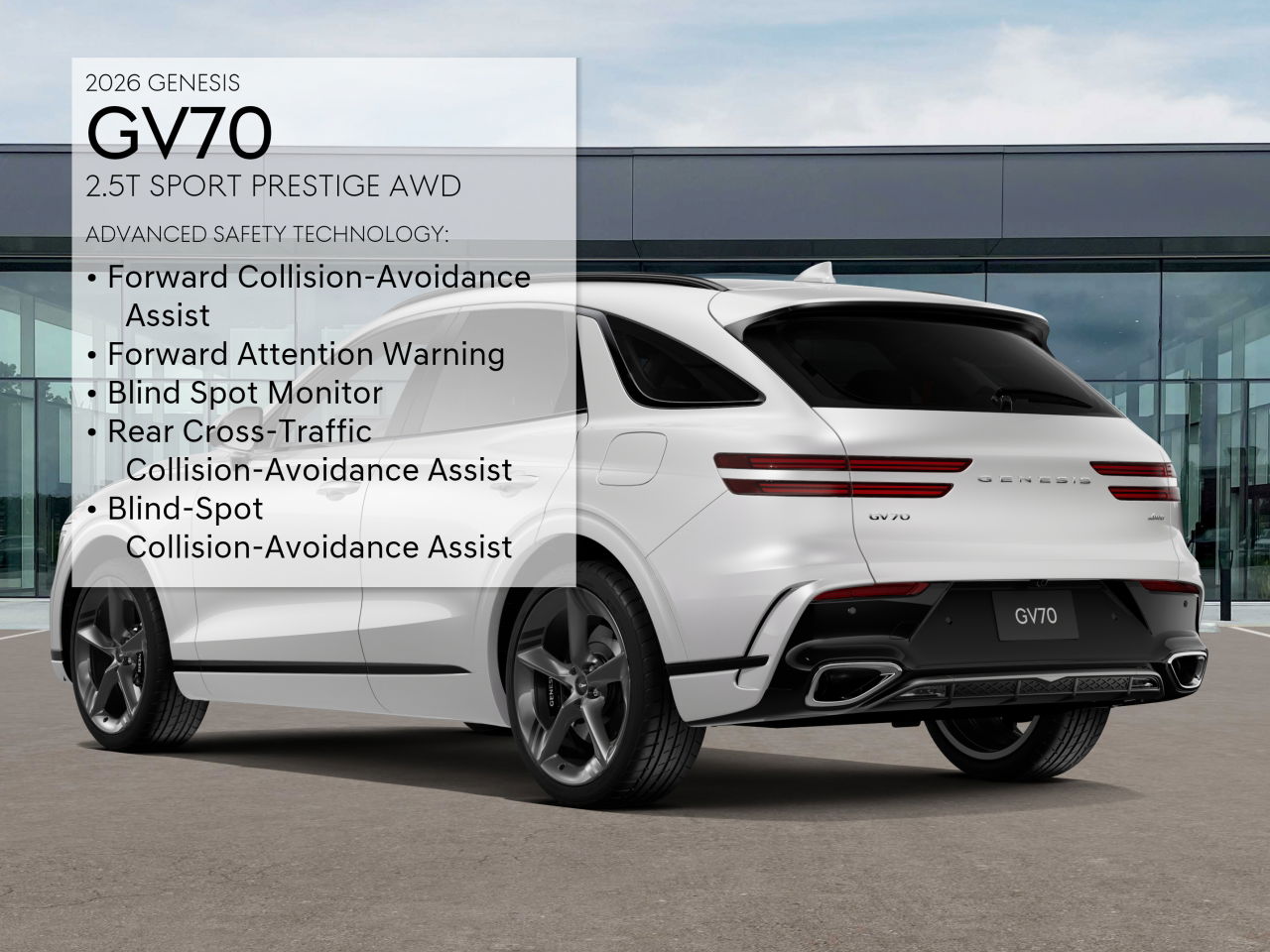 2026 Genesis GV70 2.5T Sport Prestige photo 9