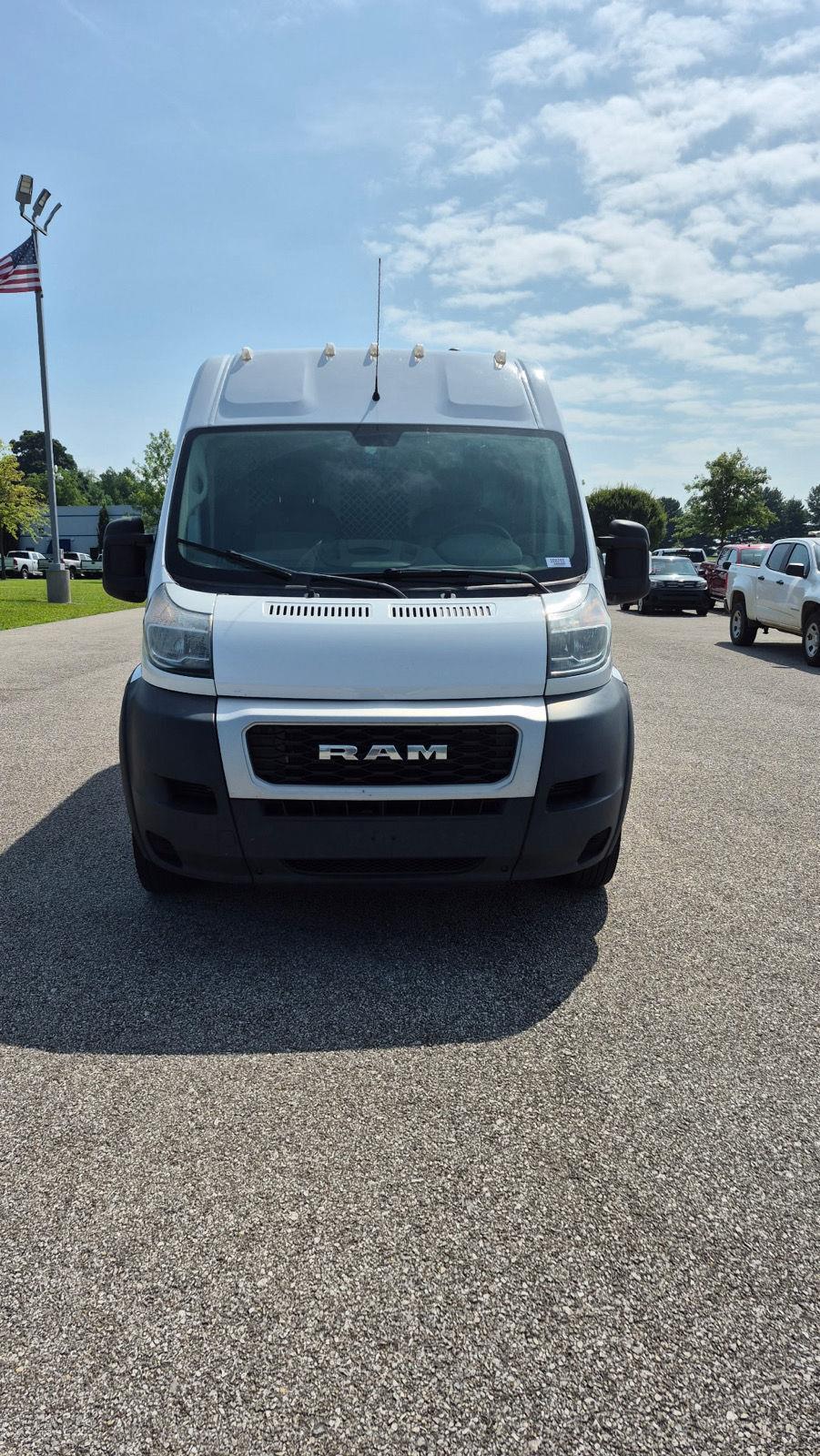 Used 2019 RAM ProMaster Cargo Van Base with VIN 3C6TRVBG0KE532117 for sale in Salem, IN