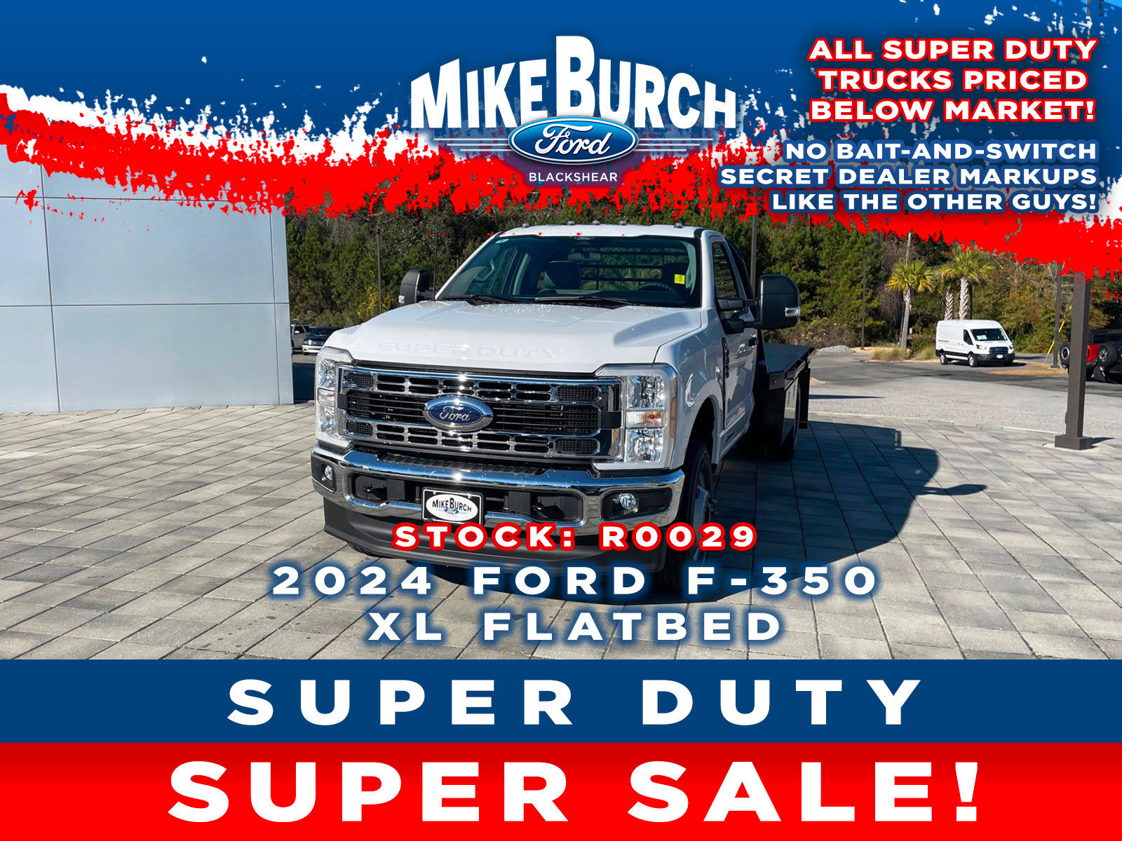New 2024 Oxford White Ford F-350® XL image 1