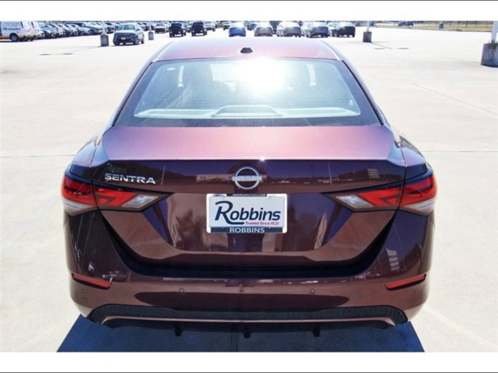 2025 Nissan Sentra SV Red at Robbins Nissan