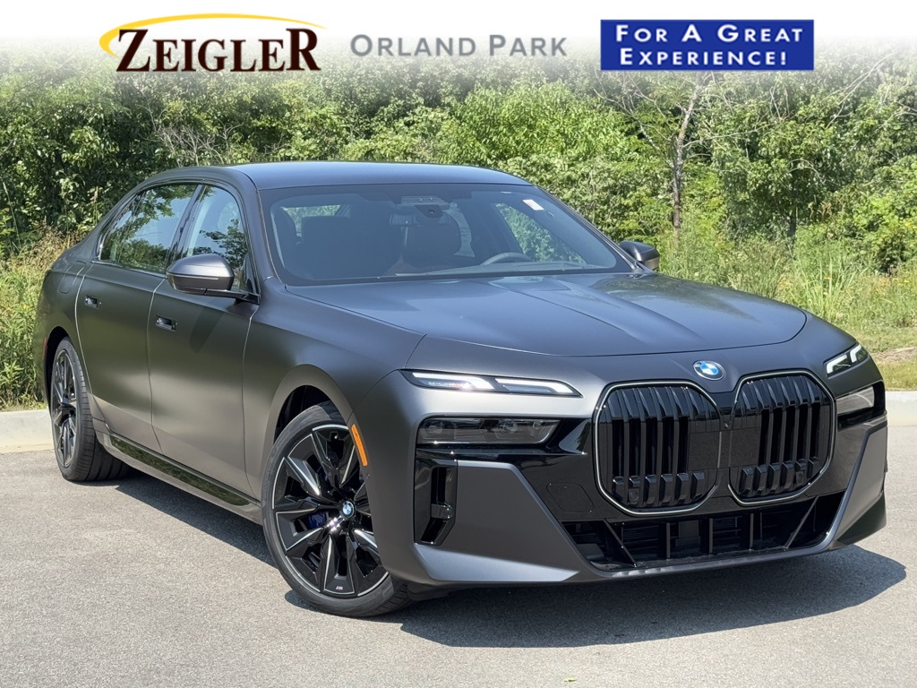 New 2025 Frozen Deep Grey Metallic BMW 760i xDrive image 1