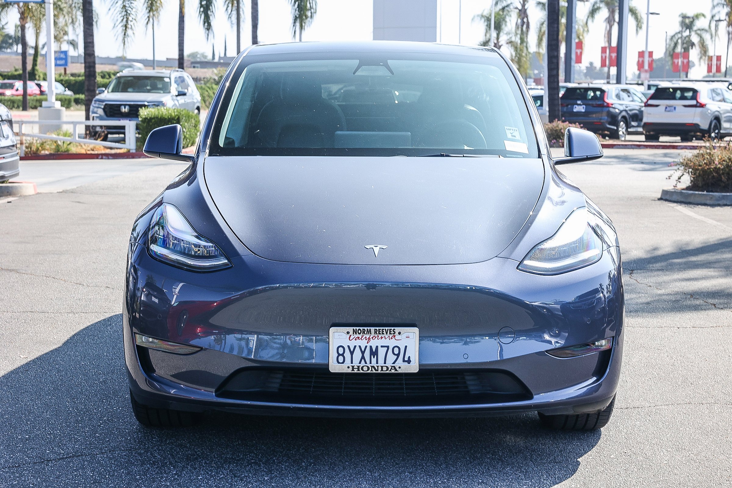 Used 2021 Tesla Model Y Long Range with VIN 5YJYGDEEXMF305426 for sale in West Covina, CA