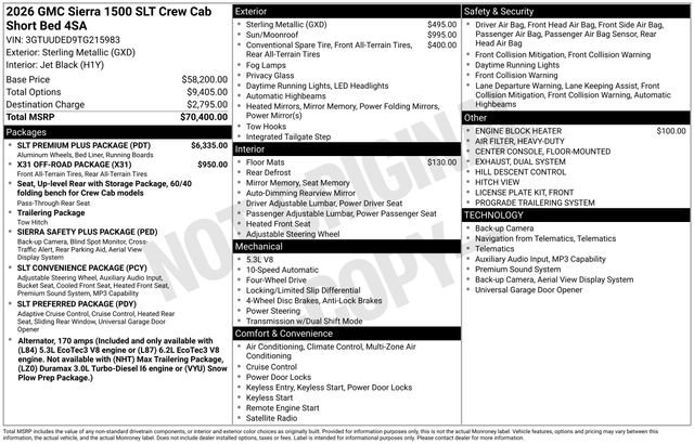 2026 GMC Sierra 1500 SLT's photo
