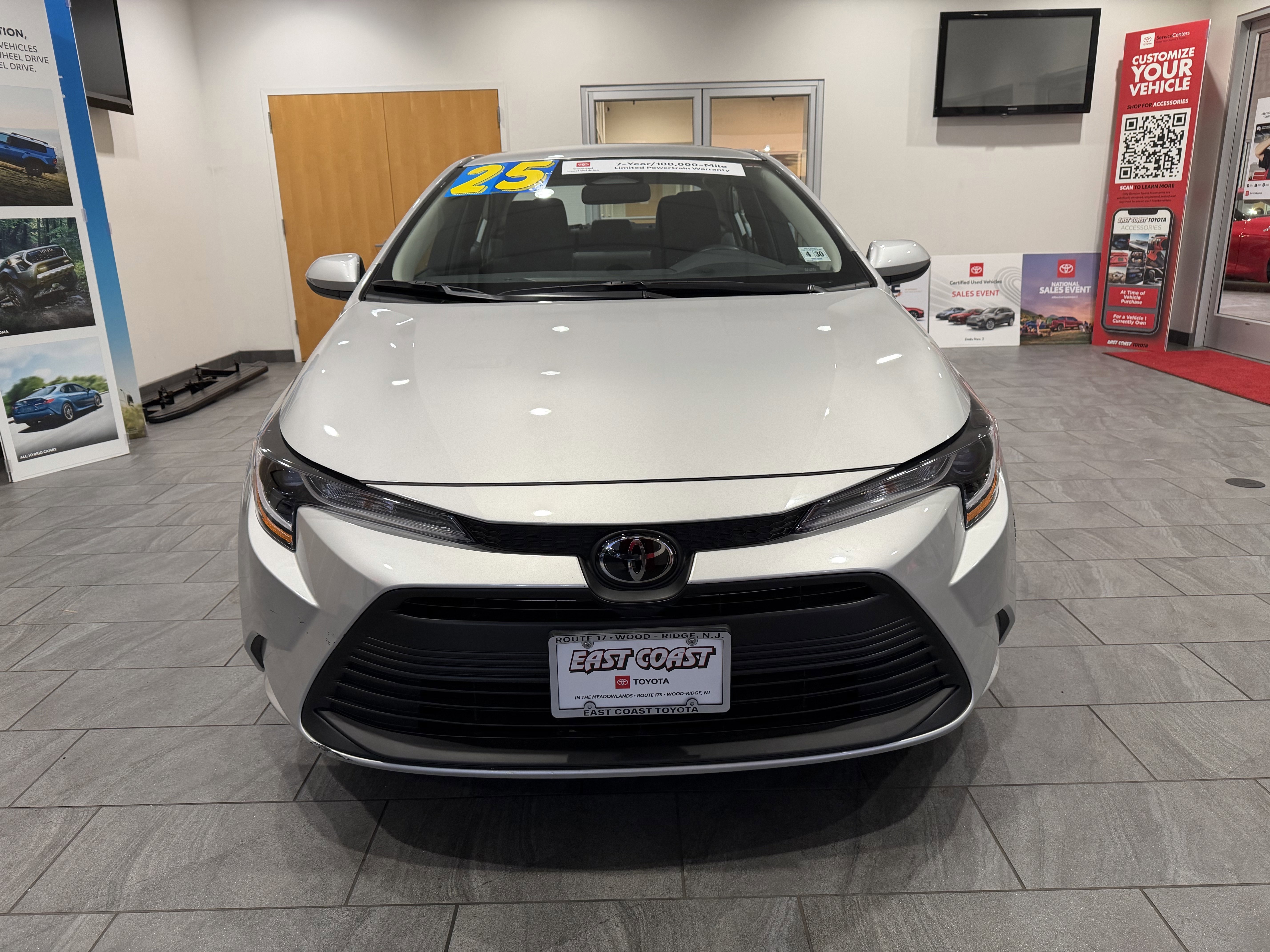 Certified 2025 Toyota Corolla LE with VIN 5YFB4MDE2SP287909 for sale in Kansas City