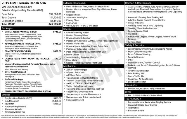 2019 GMC Terrain Denali's photo