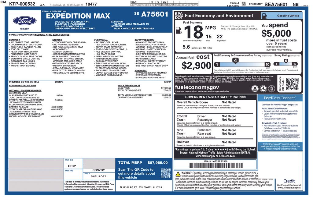 2025 Ford Expedition Platinum's photo