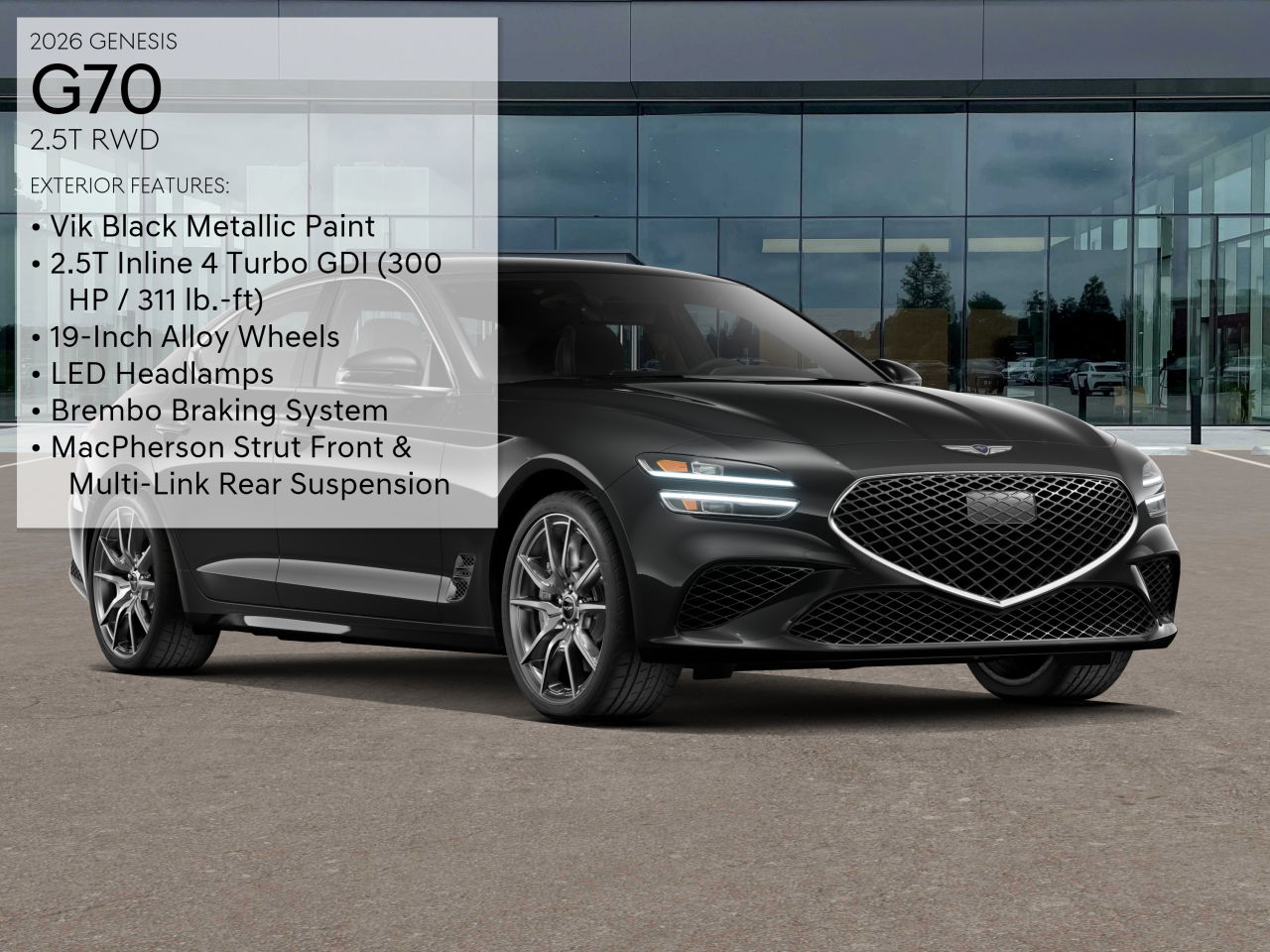 2026 Genesis G70 2.5T photo 3