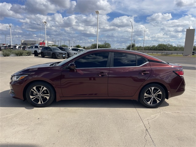 Certified 2022 Nissan Sentra SV with VIN 3N1AB8CV7NY297210 for sale in Edinburg, TX