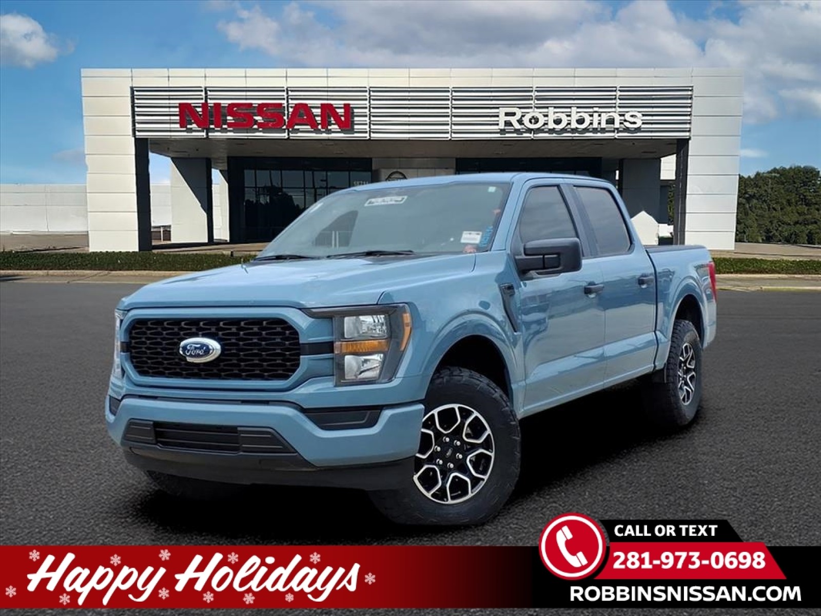 2023 Ford F-150 XL Blue at Robbins Nissan