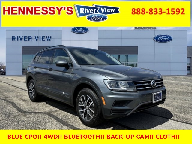 Certified 2021 Volkswagen Tiguan S with VIN 3VV0B7AX8MM043665 for sale in Oswego, IL