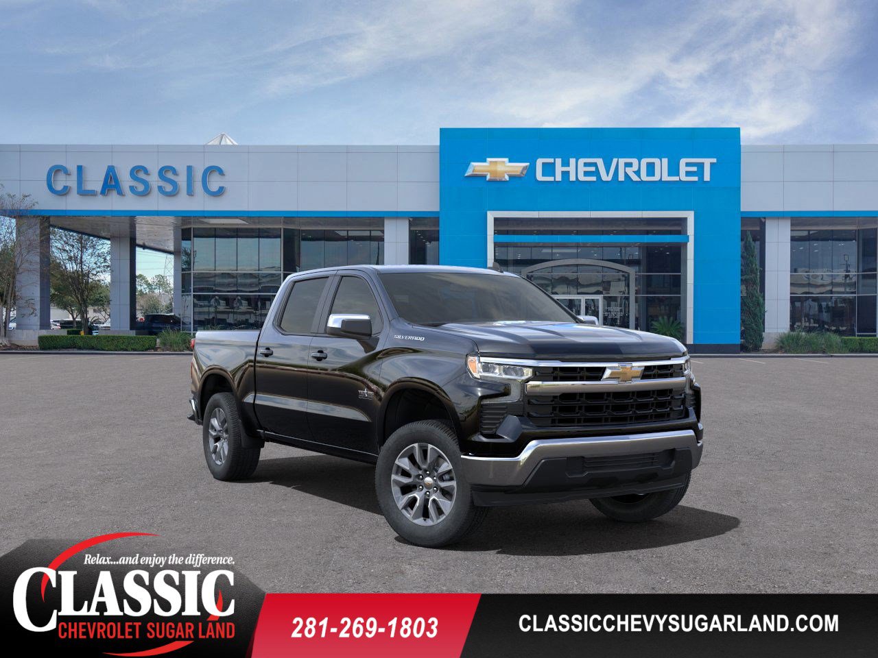 2025 Chevrolet Silverado 1500 LT Black at Classic Elite Chevrolet Hwy 6