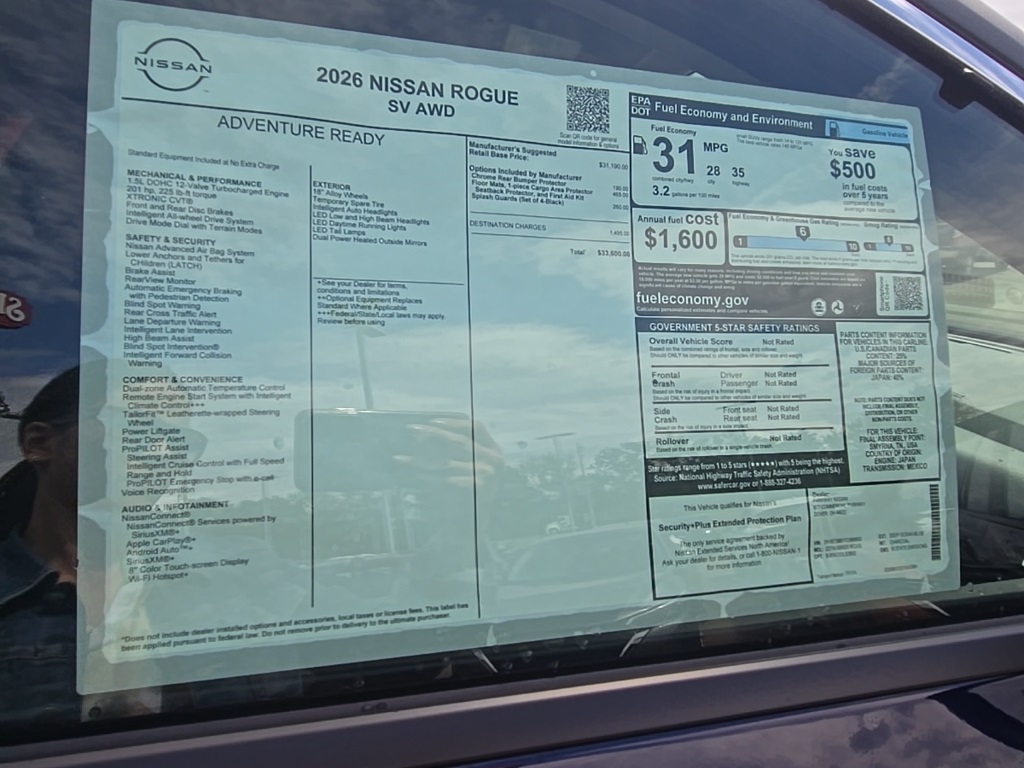 2026 Nissan Rogue SV photo 34