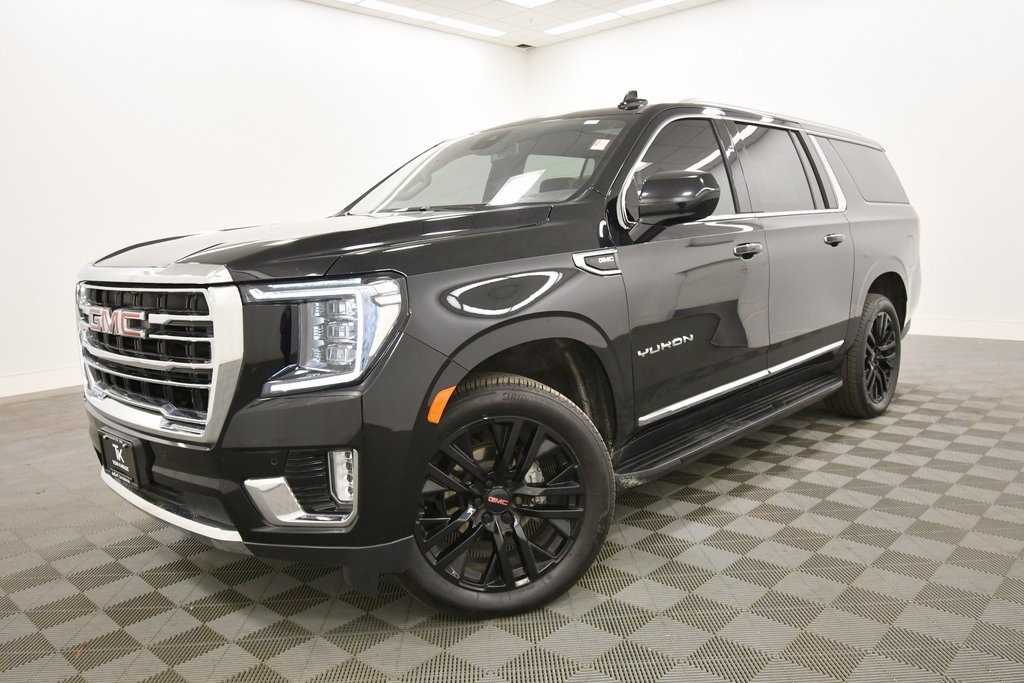 Used 2023 GMC Yukon XL SLT with VIN 1GKS2GKDXPR118885 for sale in Rochester, Minnesota