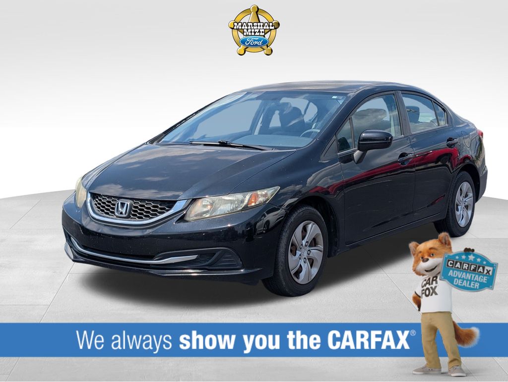 Used 2014 Honda Civic LX with VIN 19XFB2F56EE018729 for sale in Chattanooga, TN
