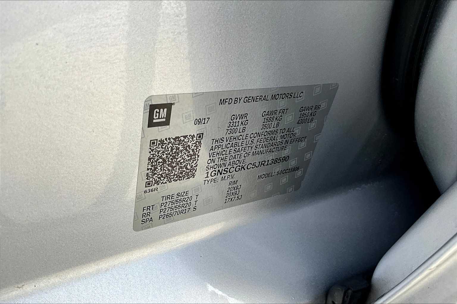 2018 Chevrolet Suburban LS photo 30
