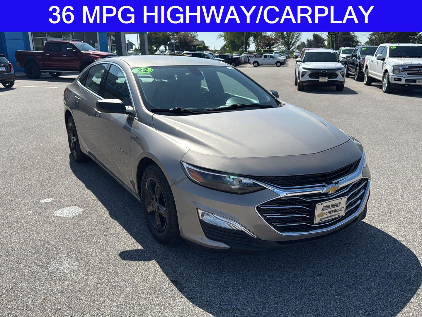 Used 2022 Chevrolet Malibu 1FL with VIN 1G1ZC5STXNF143926 for sale in Salem, IN