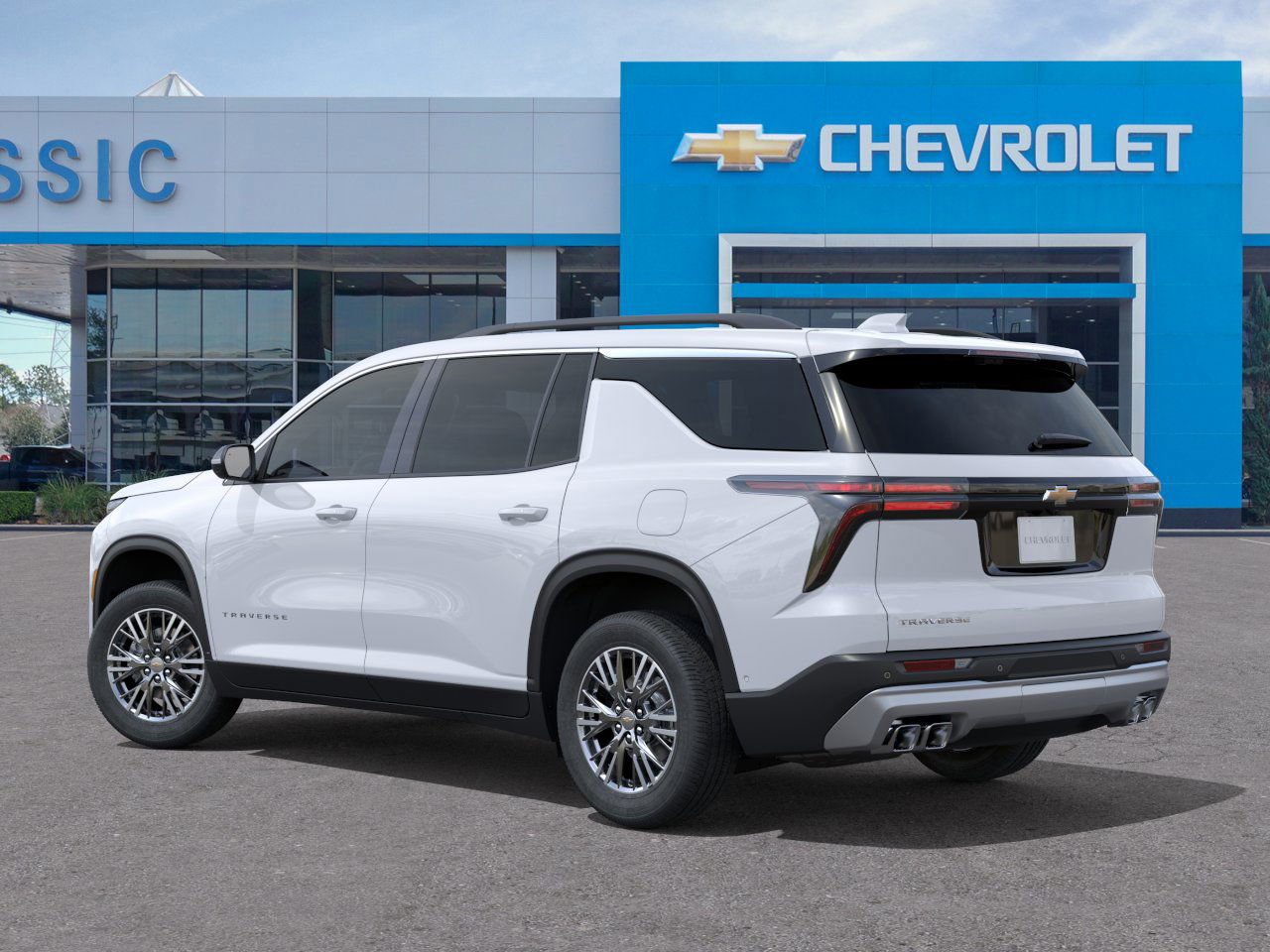 2026 Chevrolet Traverse LT White at Classic Elite Chevrolet Hwy 6
