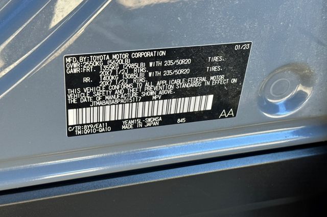 Used 2023 Subaru SOLTERRA Limited with VIN JTMABABA8PA015117 for sale in Capitola, CA