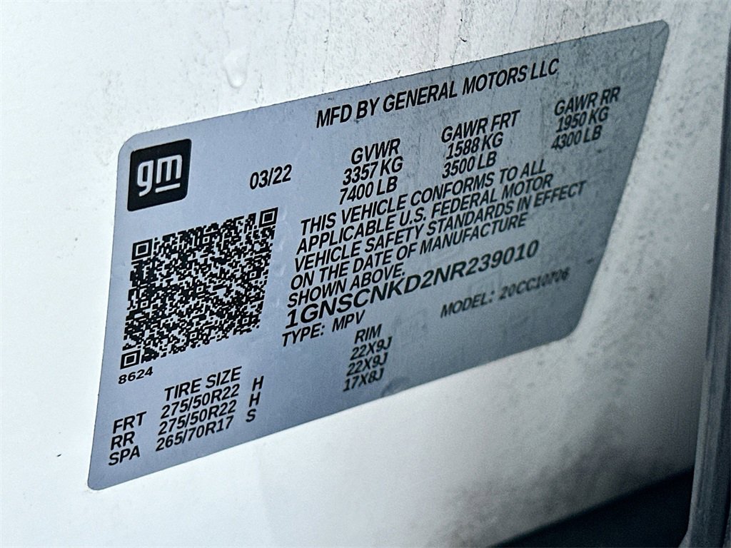 2022 Chevrolet Tahoe LT photo 30
