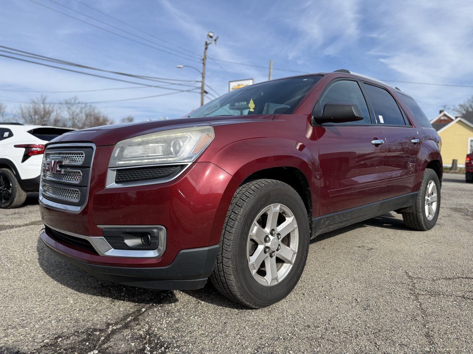 Used 2016 GMC Acadia SLE-1 with VIN 1GKKRNED3GJ258738 for sale in Eminence, KY