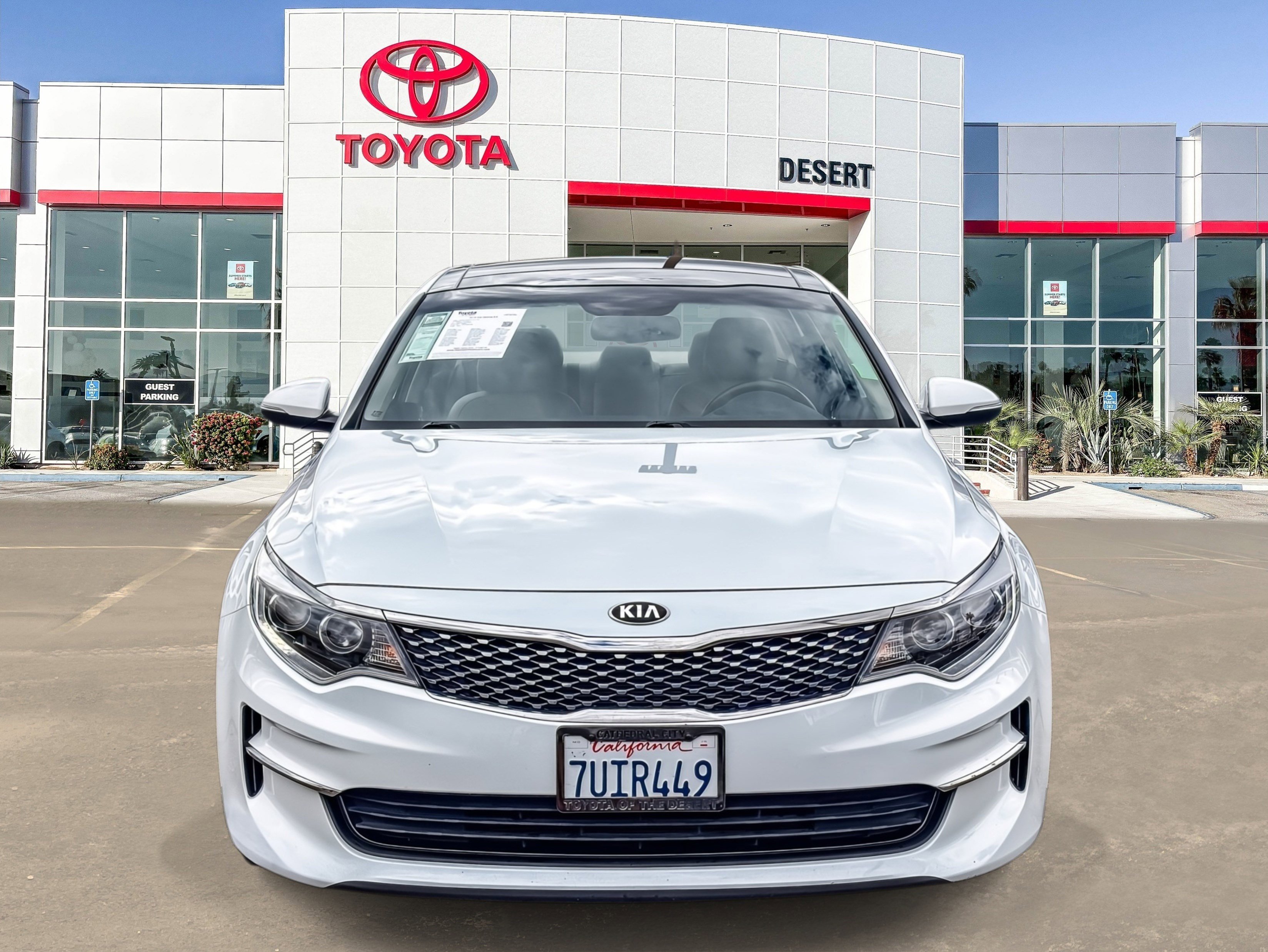 Used 2016 Kia Optima EX with VIN 5XXGU4L31GG086735 for sale in Cathedral City, CA
