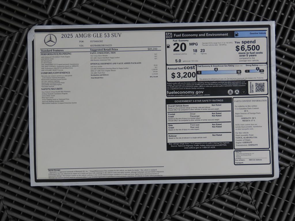 2025 Mercedes Benz GLE 53 AMG 4MATIC photo 9