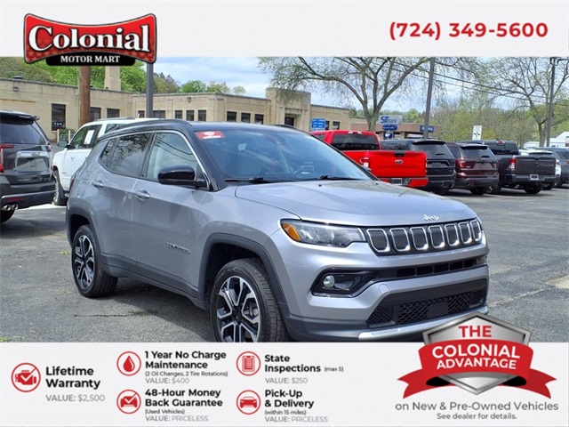 Used 2022 Silver Jeep Limited image 1