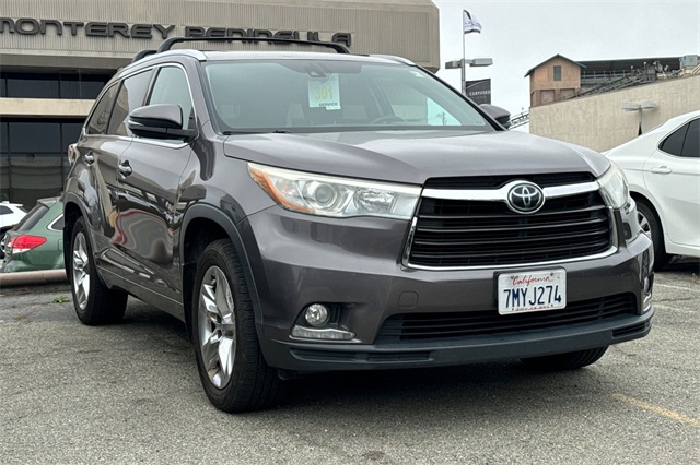 Used 2015 Toyota Highlander Limited Platinum with VIN 5TDDKRFH1FS186294 for sale in Sand City, CA