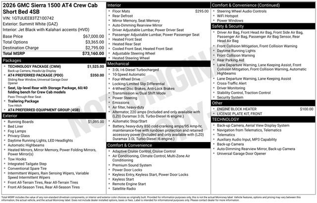 2026 GMC Sierra 1500 AT4's photo