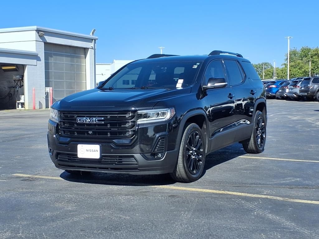 Used 2022 GMC Acadia SLT with VIN 1GKKNULS2NZ178627 for sale in Kansas City