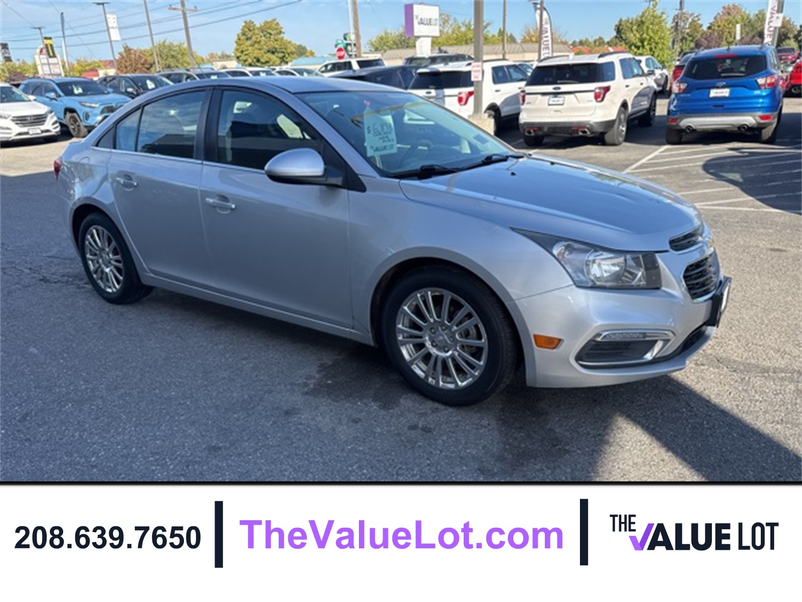 Used 2015 Chevrolet Cruze ECO with VIN 1G1PH5SB3F7114943 for sale in Nampa, ID