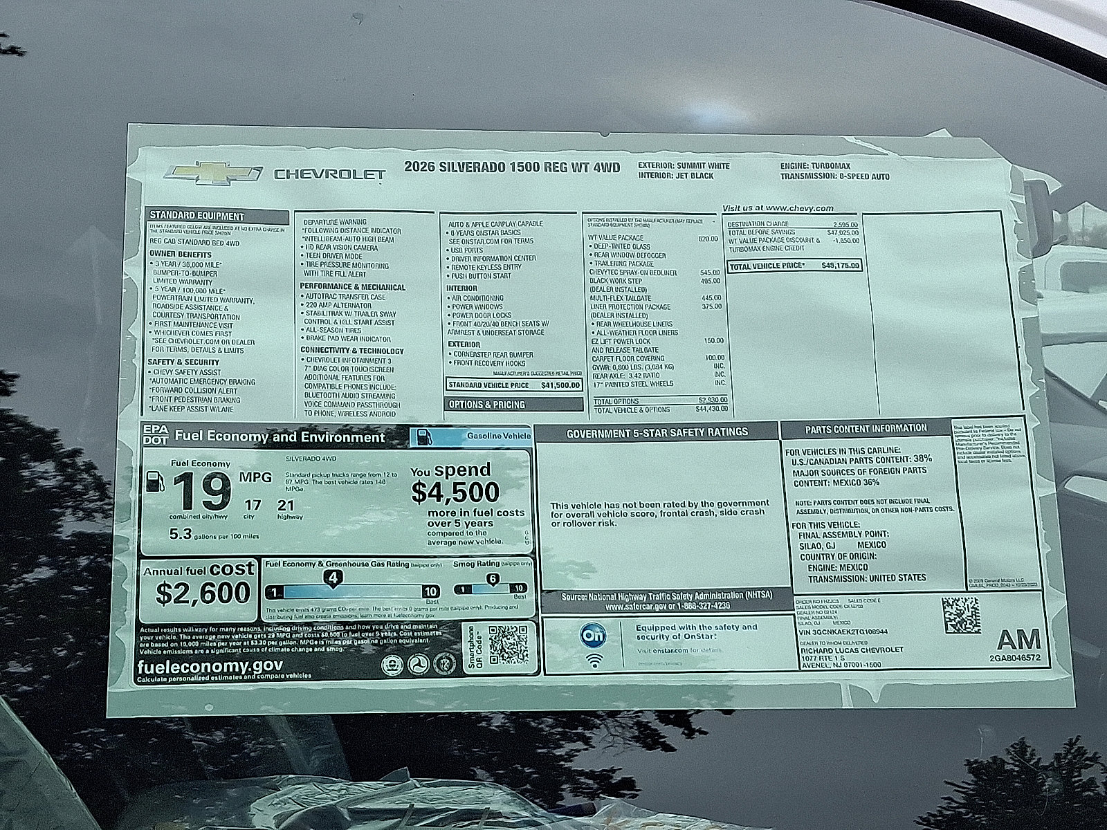 2026 Chevrolet Silverado Work Truck photo 3