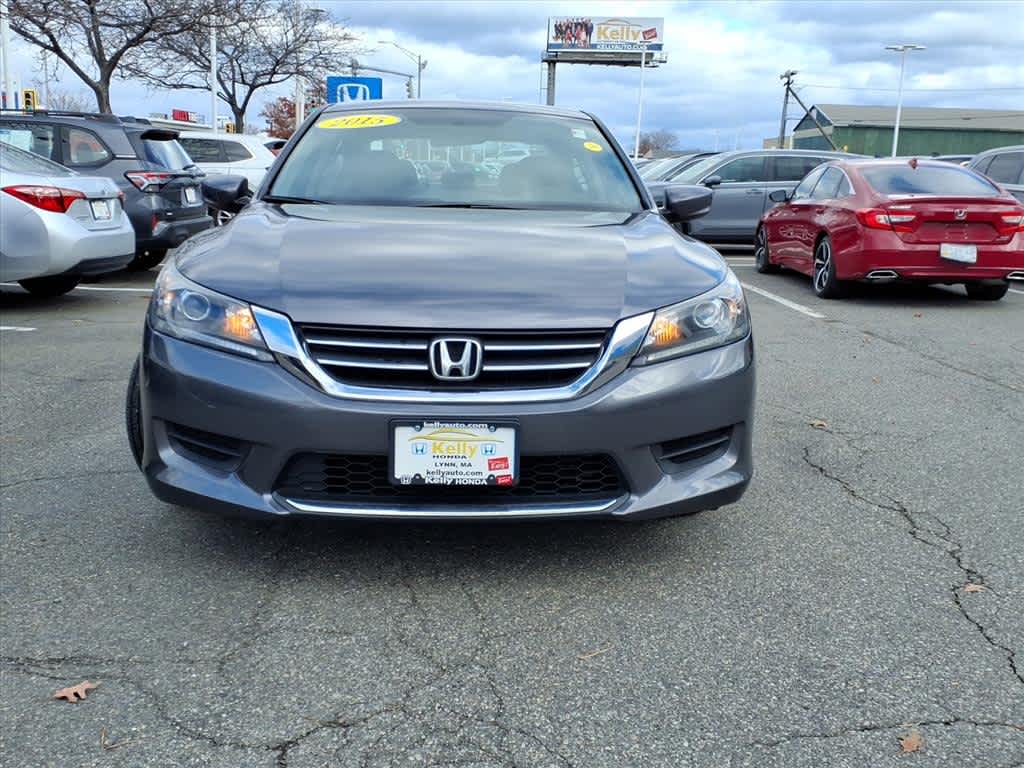 Certified 2015 Honda Accord LX with VIN 1HGCR2F37FA221437 for sale in Lynn, MA