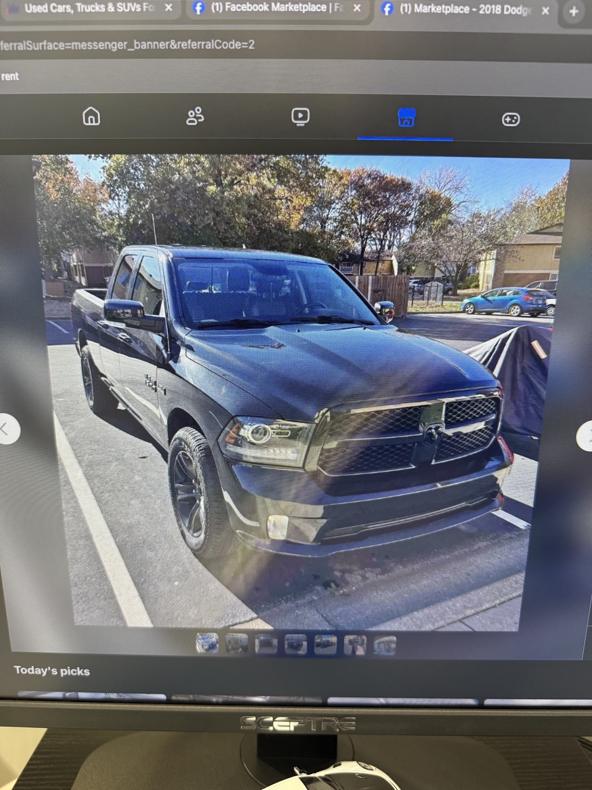 2018 RAM Ram 1500 Pickup Night