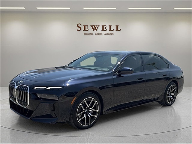 New 2025 Black BMW 760i xDrive image 1