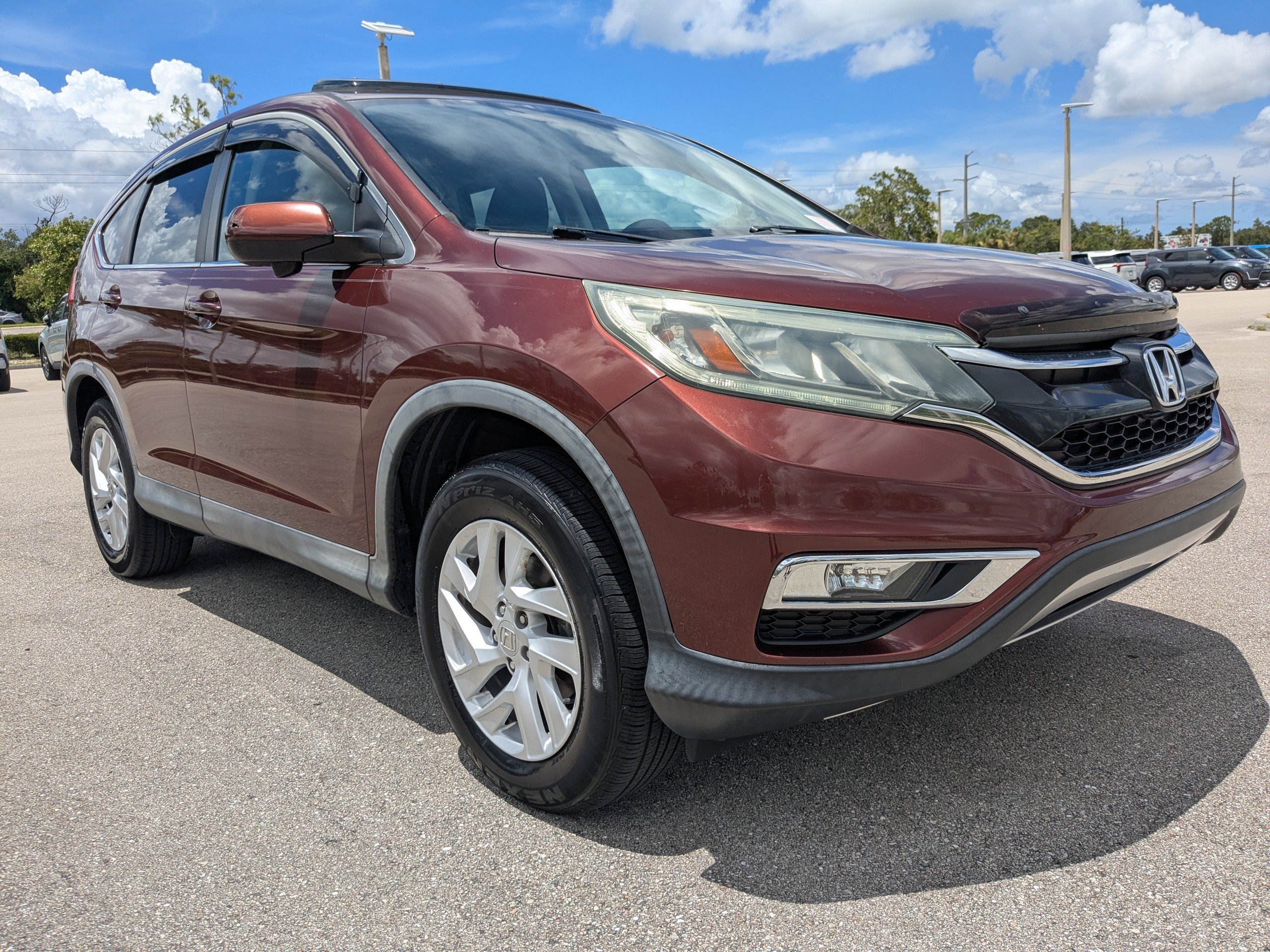 Used 2015 Honda CR-V EX with VIN 3CZRM3H5XFG707327 for sale in Port Charlotte, FL