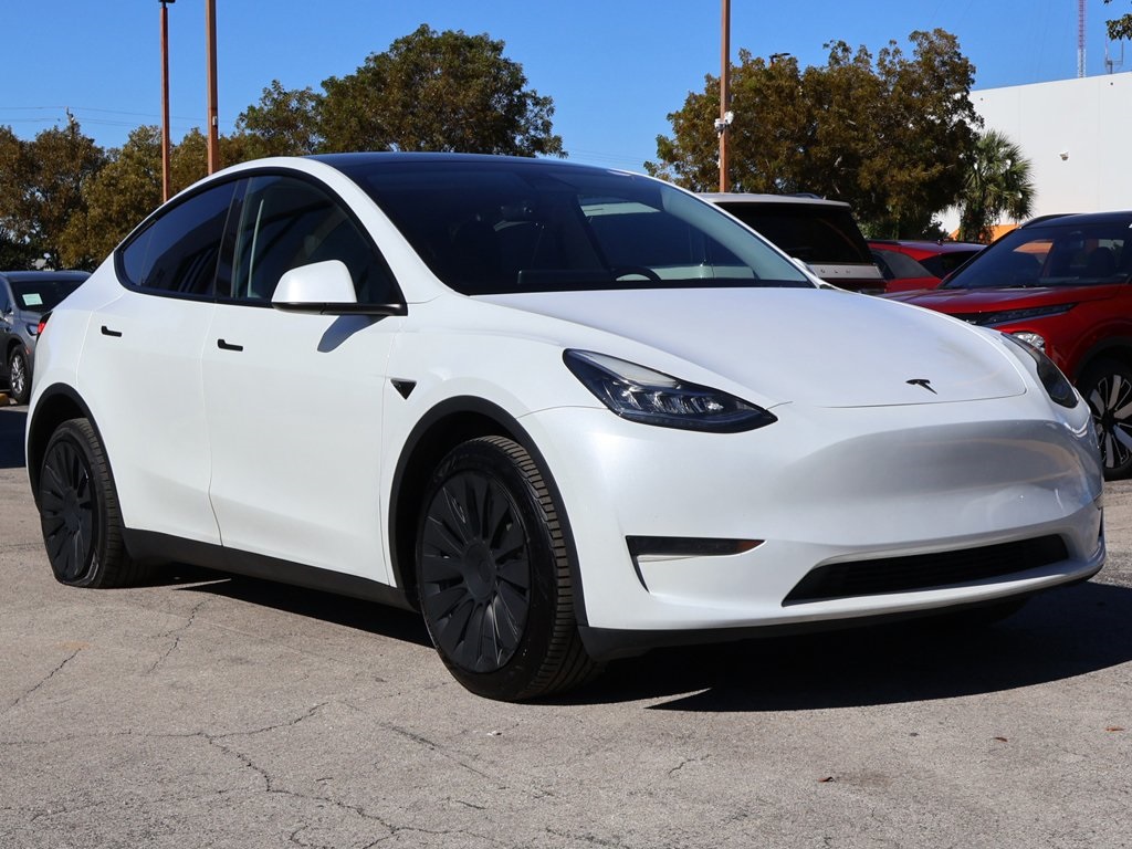Used 2023 Tesla Model Y Long Range with VIN 7SAYGDEE0PA103182 for sale in Miami, FL