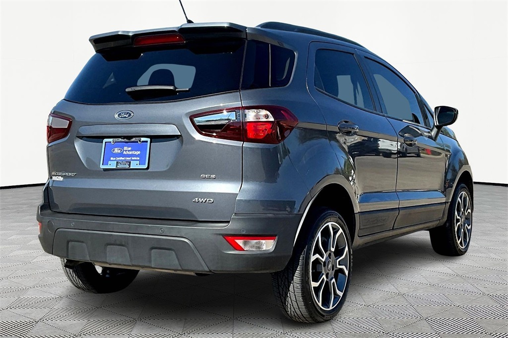 Certified 2020 Ford Ecosport SES with VIN MAJ6S3JL9LC377465 for sale in Kansas City