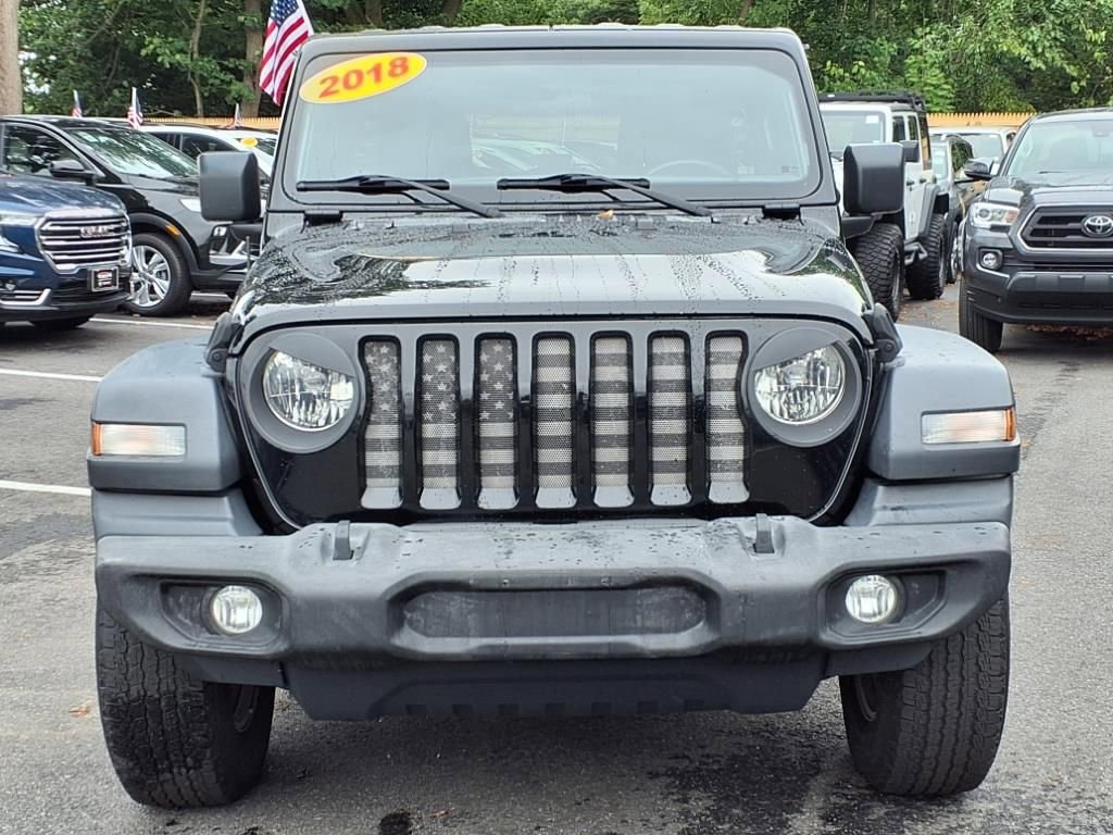 Used 2018 Jeep All-New Wrangler Unlimited Sport S with VIN 1C4HJXDGXJW287345 for sale in Bohemia, NY