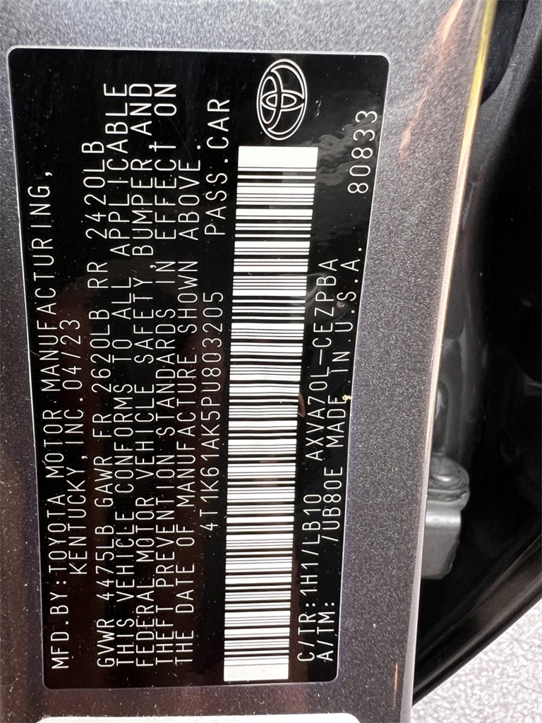 2023 Toyota Camry XSE photo 34