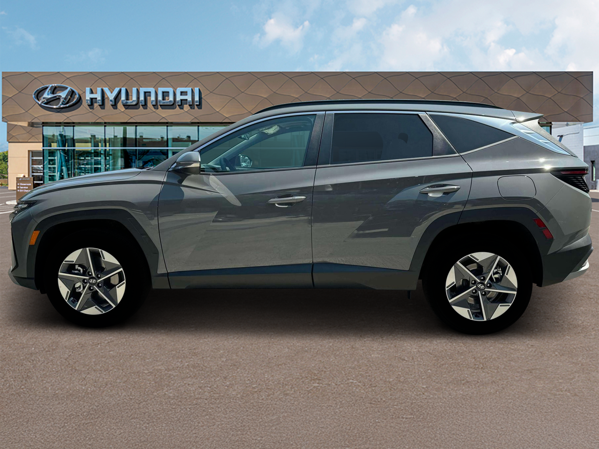 New 2025 Gray Hyundai SEL Convenience AWD image 3